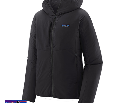 PATAGONIA-84268-W'S NANO-AIT INSULATED HOODY-VESTE CHAUDE À CAPUCHE-FEMME-BLK BLACK-NOIR