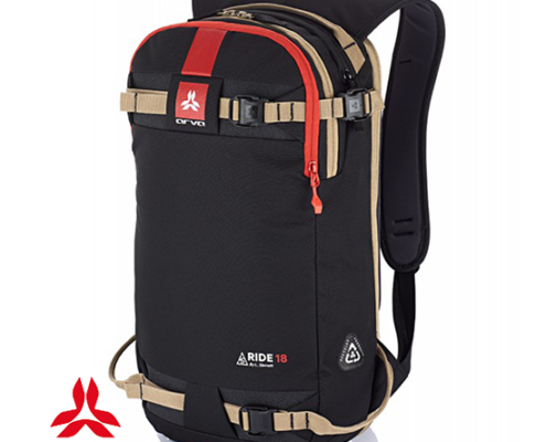 ARVA-BACKPACK RIDE 18-SAC À DOS DE SKI-BLACK-NOIR
