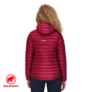 MAMMUT-1013-02970-BROAD PEAK IN HOODED JACKET W-DOUDOUNE-FEMME-3719 BLOOD RED MARINE-ROUGE-DOS