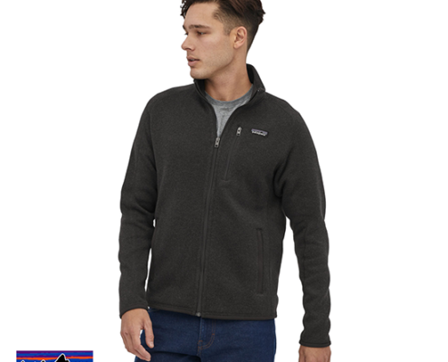 PATAGONIA-25528-MEN'S BETTER SWEATER VESTE POLAIRE ZIPPEE-HOMME-BLK BLACK-NOIR-FACE