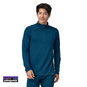 PATAGONIA-43657-MEN'S CAPILENETHERMAL WEIGHT ZIP NECK-SOUS-COUCHE THERMIQUE-HOMME-LMBE LAGOM BLUE-BLEU