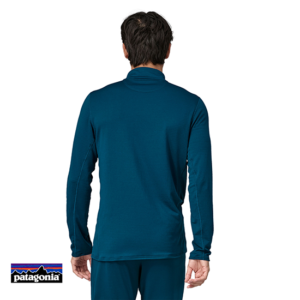 PATAGONIA-43657-MEN'S CAPILENETHERMAL WEIGHT ZIP NECK-SOUS-COUCHE THERMIQUE-HOMME-LMBE LAGOM BLUE-BLEU-DOS