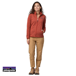 PATAGONIA-25543-BETTER SWEATER POLAIRE ZIPPEE FEMME-PIMR-PIMENTO RED-ROUGE-VUE