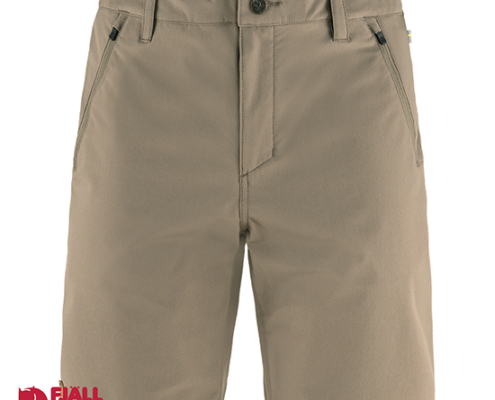 FJALL RAVEN-12200165-ABISKO TRAIL STRETCH SHORT-SHORT DE RANDONNÉE-HOMME-244 SUEDE BROWN-MARRON