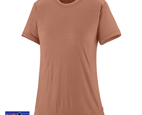 PATAGONIA-44580-W'S CAP COOL MERINO TEE-SHIRT FEMME-TRPI TERRA PINK-ROSE