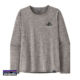 PATAGONIA-45165-WOMEN'S LONG SLEEVED CAPILENE COOL DAILY GRAPHIC SHIRTS LAND-CHFY. CHOUINARD CREST FEATHER GREY-GIRS-FACE