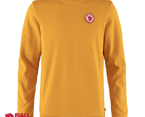FJALL RAVEN-87163-1960 LOGO BADGE SEAT-HOMME-161 MUSTARD YELLOW-JAUNE