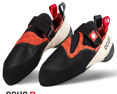 OCUN-05338-IRIS-CHAUSSONS D'ESCALADE-FEMME-ROUGE