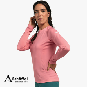 SCHOFFEL-13440-RODICA 2 LONG SLEEVES-TEE-SHIRT MANCHES LONGUES-FEMME-ROSE