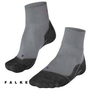 FALKE-16127-TK5 WANDER COOL SHORT-CHAUSSETTES BASSES-HOMME-3460 HEMATITE-GRIS
