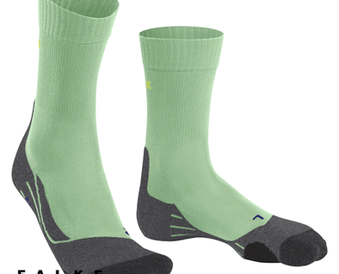 FALKE-16139-TK2 EXPLORE COOL-CHAUSSETTES-FEMME-7378 QUIET GREEN-VERT-VUE