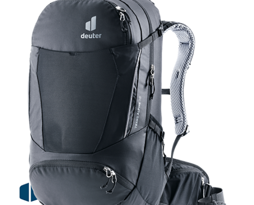 DEUTER-3200324-TRANS ALPINE 30-SAC À DOS DE RANDONNÉE-HOMME-7000 BLACK-NOIR