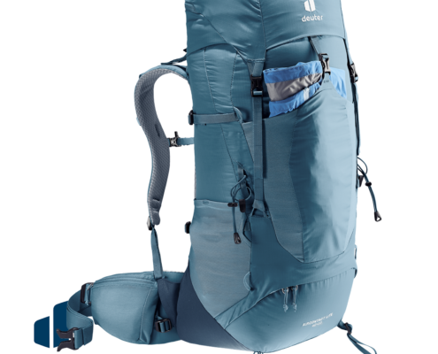 DEUTER-3340123-AIRCONTACT LITE 40+10-SAC À DOS DE RANDONNÉE-HOMME-1374 ATLANTIC INK-BLEU-POCHE FILET AVANT