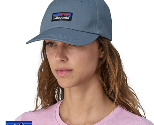 PATAGONIA-38296-CASQUETTE UNISEXE-P6 LABEL TRAP CAP-CASQUETTE-UTB UTILITY BLUE-BLEU