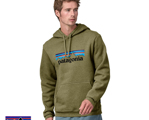 PATAGONIA-39622-P-6 LOGO UPRISAL SWEATSHIRT-SWEATSHIRT À CAPUCHE-BUGR BUCKHORN GREEN-VERT