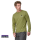 PATAGONIA-45160-M'S LONG SLEEVED CAPILENE COOL DAILY GRAPHIC SHIRT-LANDS-TEE-SHIRT MANCHES LONGUES-HOMME-CHBX CHOUINARD CREST BUCKHORN GREEN X DYE-VERT
