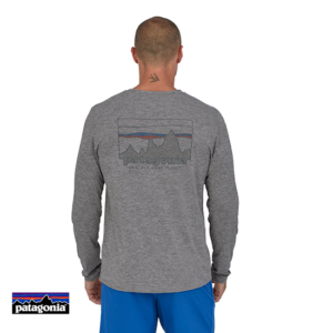 PATAGONIA-45190-CAPILENE COOL DAILY TEE SHIRT MANCHES LONGUES-SKFE 73 SKYLINE FEATHER GREY-GRIS-DOS