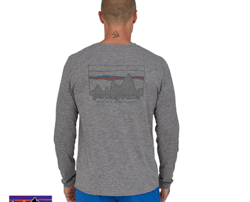 PATAGONIA-45190-CAPILENE COOL DAILY TEE SHIRT MANCHES LONGUES-SKFE 73 SKYLINE FEATHER GREY-GRIS-DOS