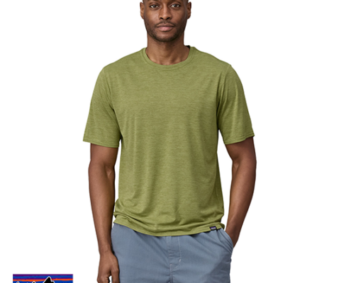 PATAGONIA-45215-M'S CAP COOL DAILY-TEE-SHIRT RANDONNEE HOMME-BKGX BUCKHORN GREEN-VERT