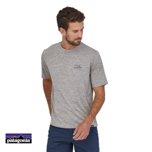 PATAGONIA-45235-M'S CAP COOL DAILY GRAPHIC SHIRT-TEE SHIRT DE RANDONNEE-HOMME-SKFE 73 SKYLINE FEATHER GREY-GRIS