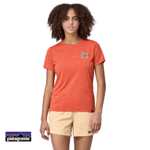 PATAGONIA-45250-Women's Capilene® Cool Daily Graphic Shirt-UPMX PIMENTO RED-ORANGE-FACE