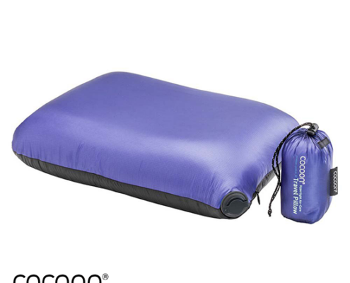 COCOON-COACP3-HLN-AIR CORE PILLOW HYPERLIGH-OREILLER DE VOYAGE-BLACK DARK BLUE-BLEU