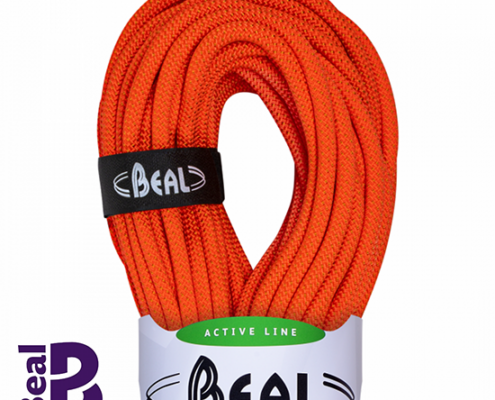 BEAL-BC098K.70-KARMA 9.8 MM X 70 M-CORDE D'ESCALADE-ORANGE-DETAIL