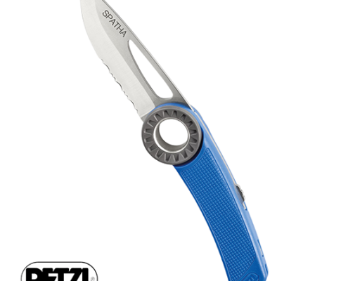 PETZL-S92AB-SPATHA-COUTEAU MOUSQUETON-BLEU