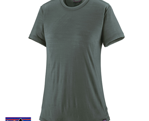 PATAGONIA-44580-W'S CAP COOL MERINO TEE-SHIRT FEMME-NUVG NOUVEAU GREEN-VERT