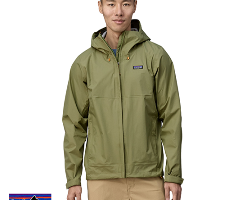 PATAGONIA-85241-M'S TORRENTSHELL 3L JACKET-VESTE IMPERMEABLE-HOMME-BURG BUCKHORN GREEN-VERT