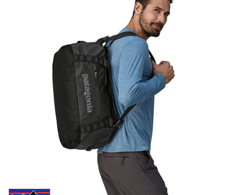 PATAGONIA-49339-BLACK HOLE DUFFEL 40L-SAC DE VOYAGE-BLK BLACK-NOIR-BRETELLES