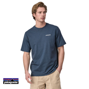 PATAGONIA-38504-M'S P-6 LOGO TEE-SHIRT-TEE SHIRT-HOMME-UTB UTILITY BLUE-BLEU