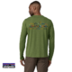 PATAGONIA-45190-CAPILENE COOL DAILY TEE SHIRT MANCHES LONGUES-UTNX UNITY FRITZ TERRAIN GREEN-VERT-DOS