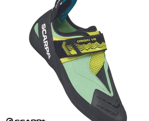 SCARPA-ORIGIN VS WMN-CHAUSSONS D'ESCALADE-FEMME-PASTEL GREEN LIME-VERT