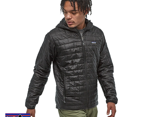 PATAGONIA-84222-M'S NANO PUFF INSULATED HOODY-DOUDOUNE SYNTHETIQUE À CAPUCHE-HOMME-BLK BLACK-NOIR