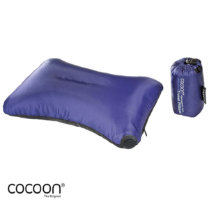 COCOON-COACP2-MLN-AIR CORE PILLOW MICROLIGHT-OREILLER DE VOYAGE-BLACK-DARK BLUE-BLEU