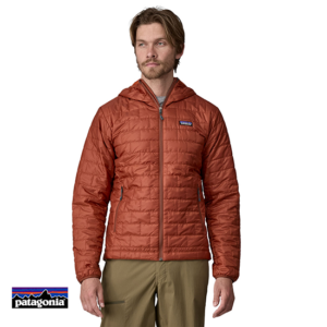 PATAGONIA-84222-M'S NANO PUFF INSULATED HOODY-DOUDOUNE SYNTHETIQUE À CAPUCHE-HOMME-BURR BURNISHED RED-ROUGE