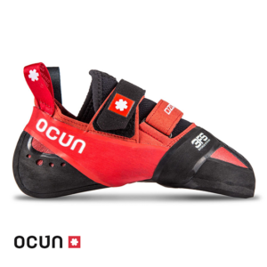 OCUN-04700-OZONE-CHAUSSONS D'ESCALADE-RED-ROUGE-CÔTÉ INTÉRIEUR