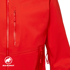 MAMMUT-1010-29561-ALTO GUIDE HS-VESTE IMPERMÉABLE DE RANDONNÉE-MAMMUT RED-ROUGE-ZIP ÉTANCHES