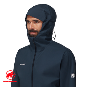 MAMMUT-1010-30950-LINARD GUIDE HS HOODED JACKET-VESTE DE RANDONNÉE-HOMME-5118 MARINE-CAPUCHE