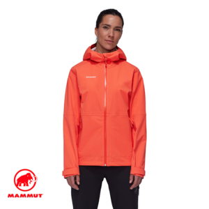 MAMMUT-1010-30970-LINARD GUIDE HS HOODED JACKET-VESTE IMPERMÉBLE-FEMME-2280 PEACH-ORANGE