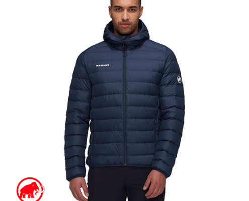 MAMMUT-1013-03370-WAYMARKER IN HOODED JACKET-DOUDOUNE DUVET À CAPUCHE-HOMME-5118 MARINE