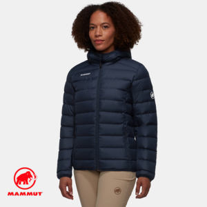 MAMMUT-1013-03380-WAYMARKER IN HOODED JACKET-DOUDOUEN DUVETÀ CAPUCHE-FEMME-5118 MARINE