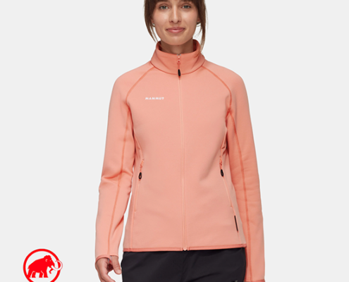 MAMMUT-1014-04462-ACONCAGUA ML JACKET-VESTE POLAIRE-FEMME-2280 PEACH-ROSE