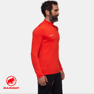 MAMMUT-1016-01100-AENERGY ML HALF ZIP PULL M-POLAIRE 1/2 ZIP-HOMME-3778 MAMMUT RED-ROUGE-CÔTÉ