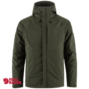 FJALL RAVEN-F12500159-HC HYDRATIC PADDED TRAIL JACKET-VESTE IMPERMÉABLE-HOMME-662 DEEP FOREST-VERT