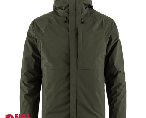 FJALL RAVEN-F12500159-HC HYDRATIC PADDED TRAIL JACKET-VESTE IMPERMÉABLE-HOMME-662 DEEP FOREST-VERT