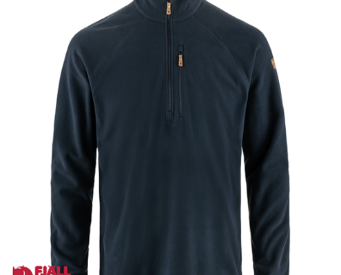 FJALL RAVEN-12600243-OVIK 1/2 ZIP LITE-POLAIRE 1/2 ZIP-HOMME-555 DARK NAVY-MARINE