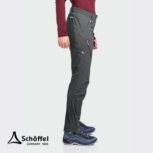 SCHOFFEL-13451-PANTS HOCHFILZEN L-PANTALON DE RANDONNÉE-FEMME-9830-GRIS-CÔTÉ