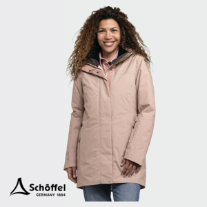 SCHOFFEL-13469-3 IN 1 PARKA BARTH L-PARKA-FEMME-3175 PINK-ROSE